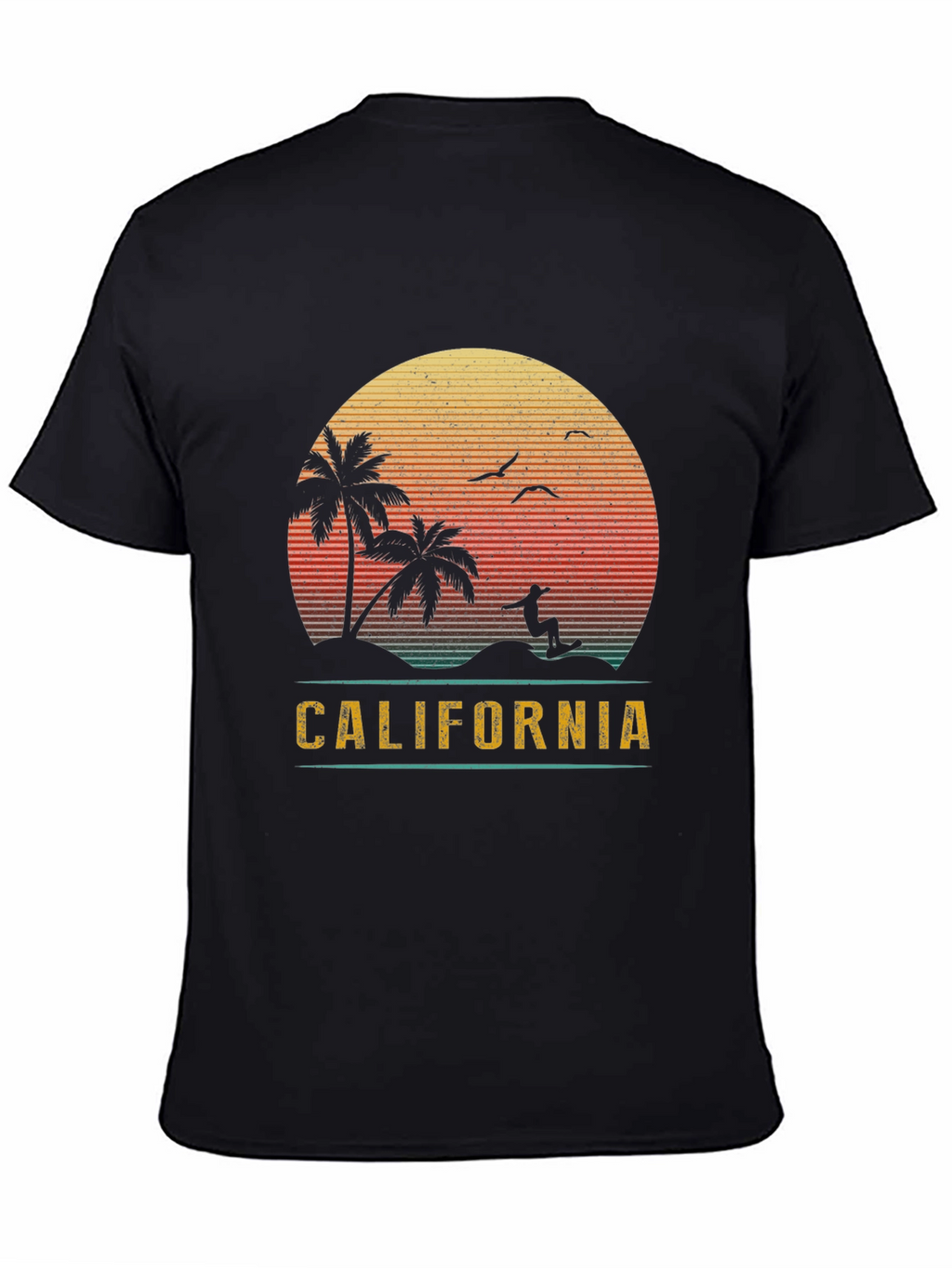 California Sunset Surf Graphic Tee