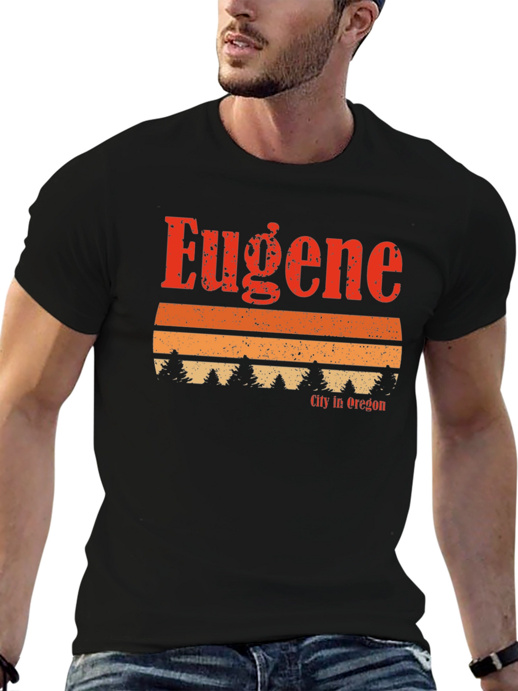 Eugene Oregon Retro T-Shirt