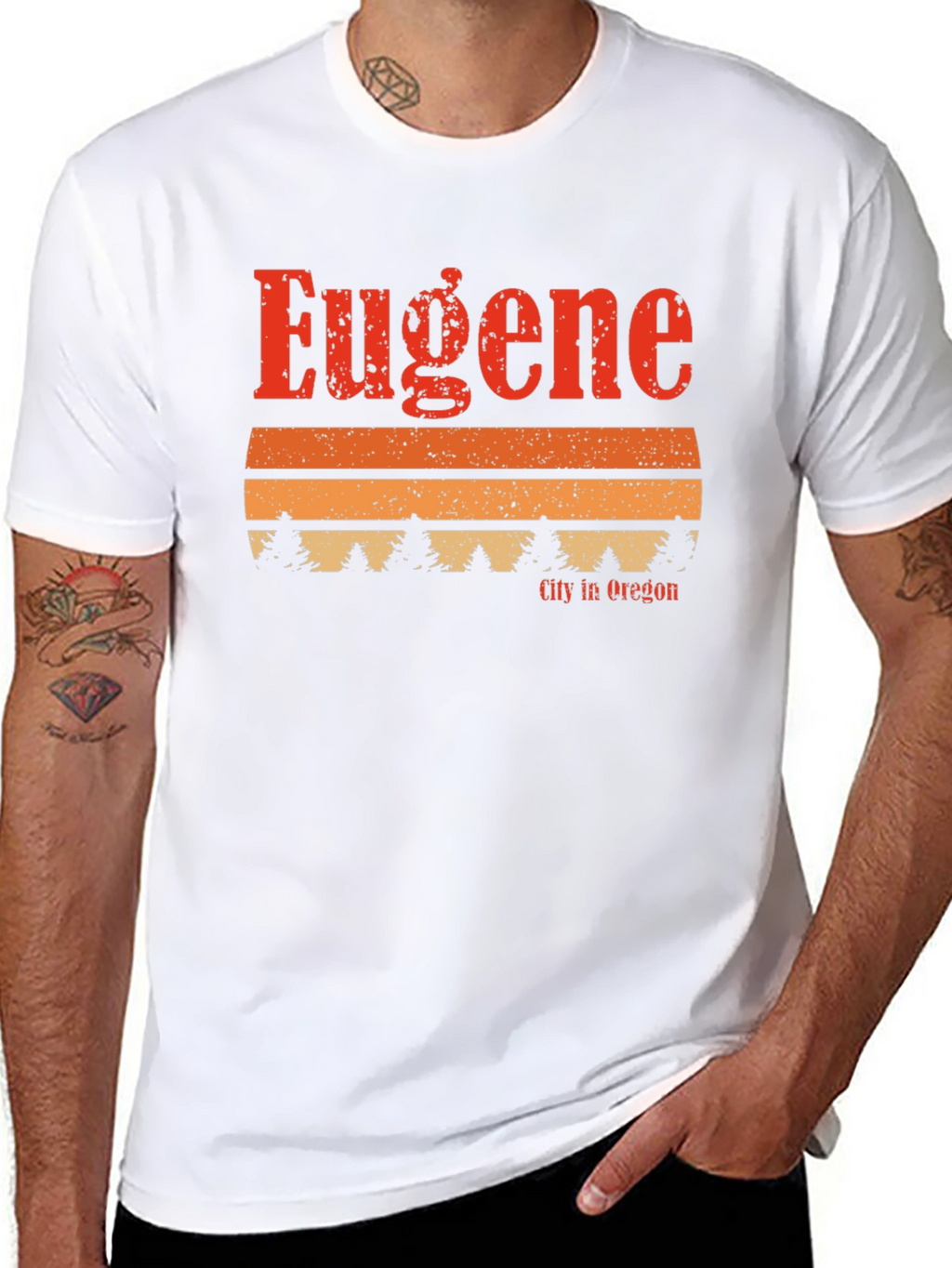 Eugene Oregon Retro T-Shirt