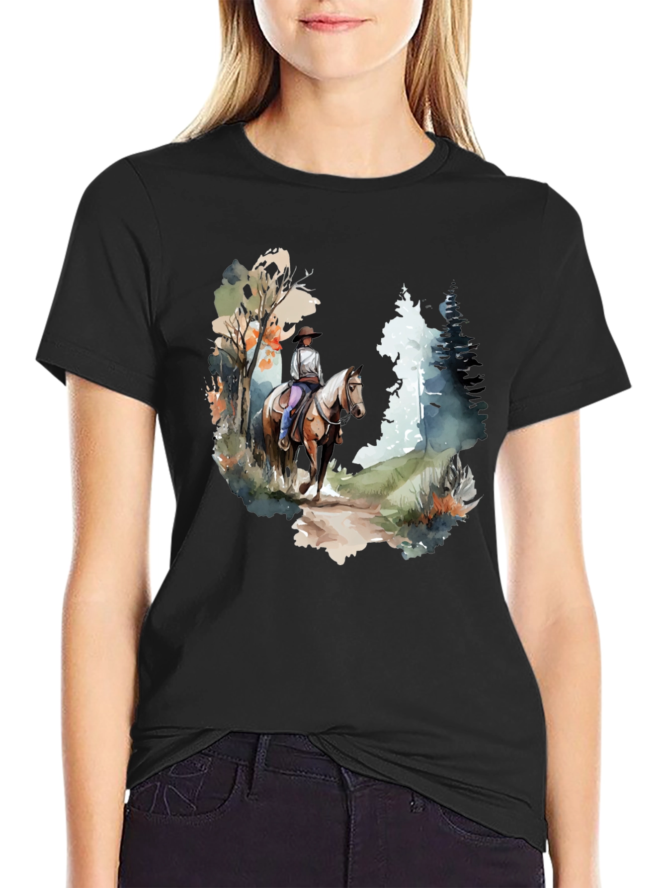 Cowgirl Horse Ride T-Shirt