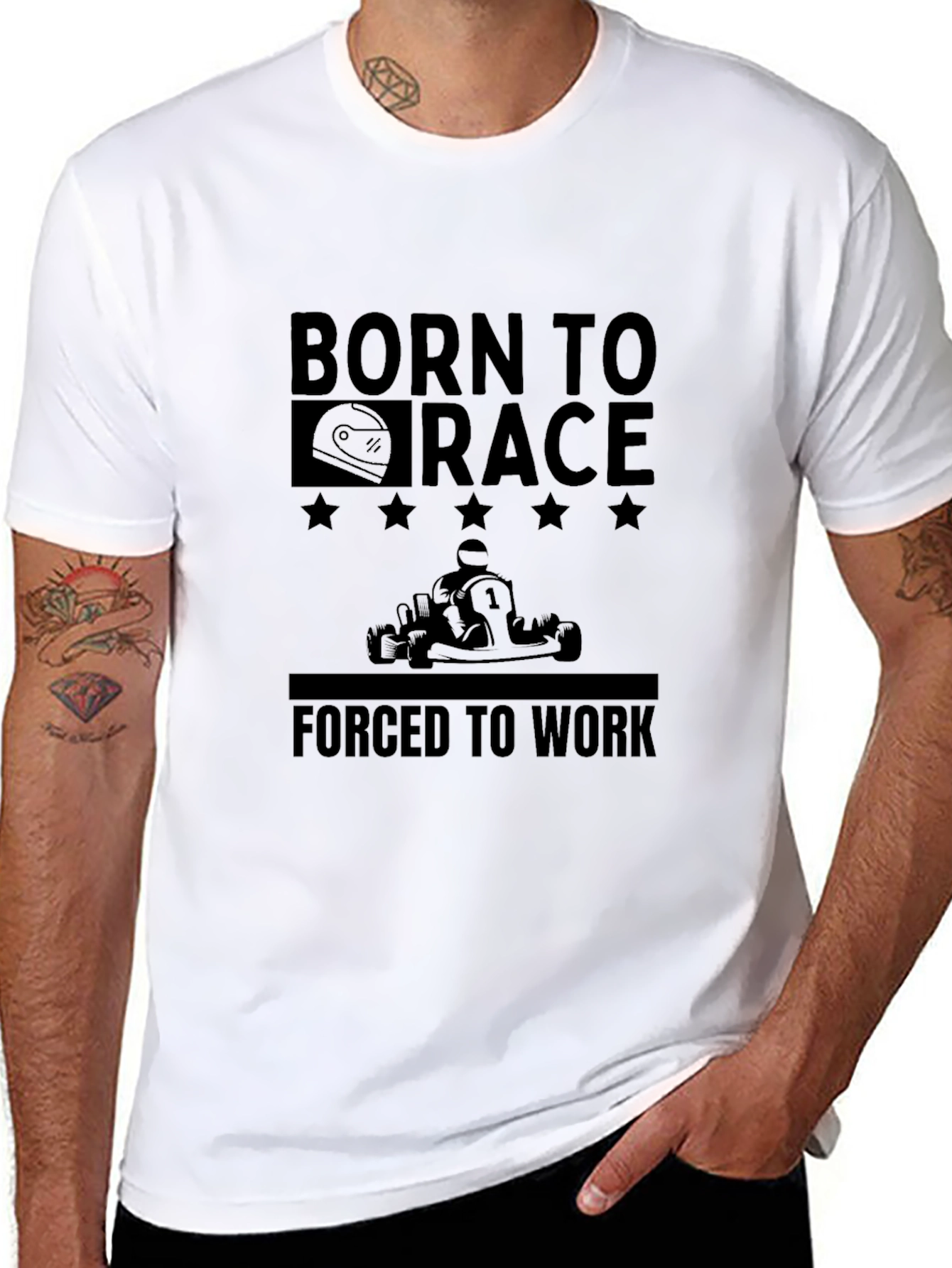 Born to Race T-Shirt - Kart Racing Apparel