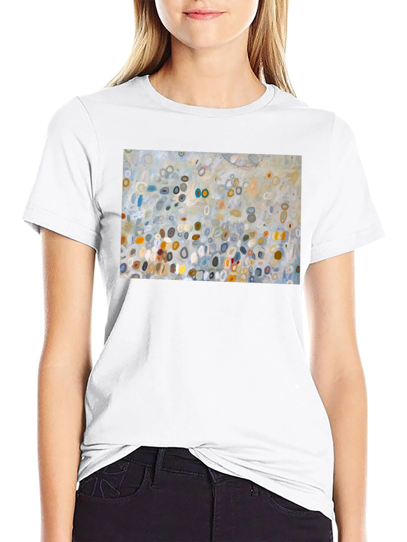Abstract Art Graphic Black T-Shirt