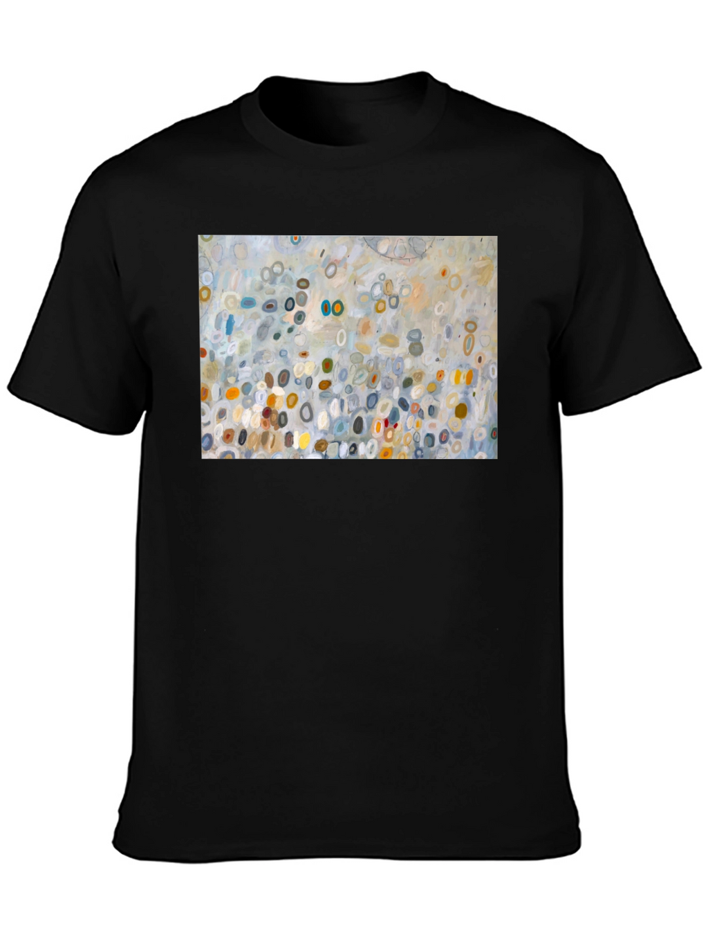Abstract Art Graphic Black T-Shirt