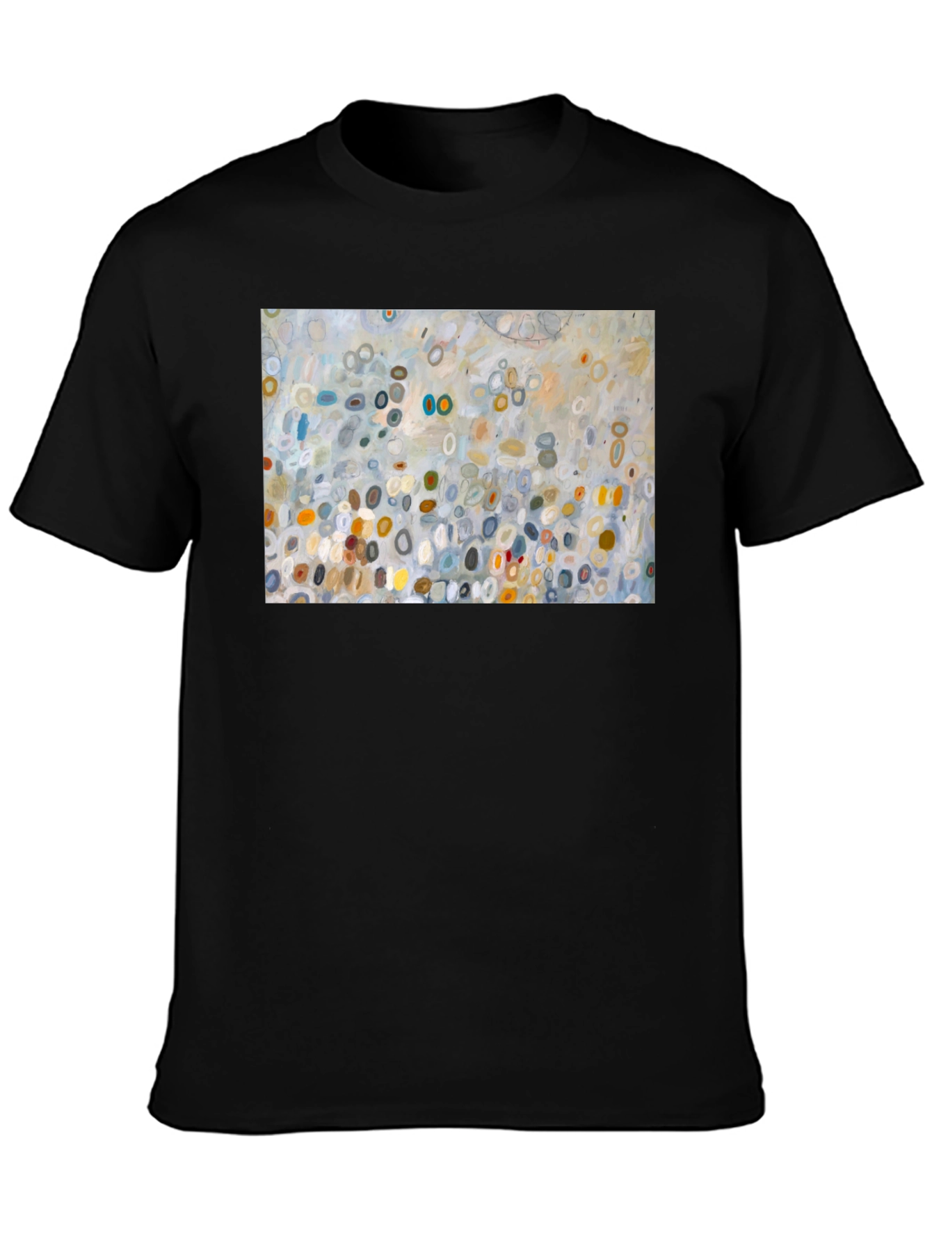 Abstract Art Graphic Black T-Shirt