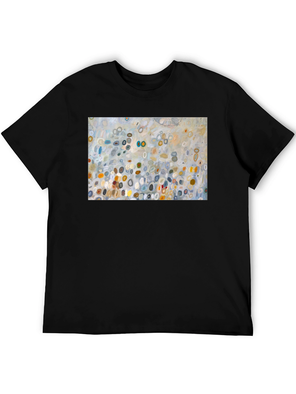 Abstract Art Graphic Black T-Shirt