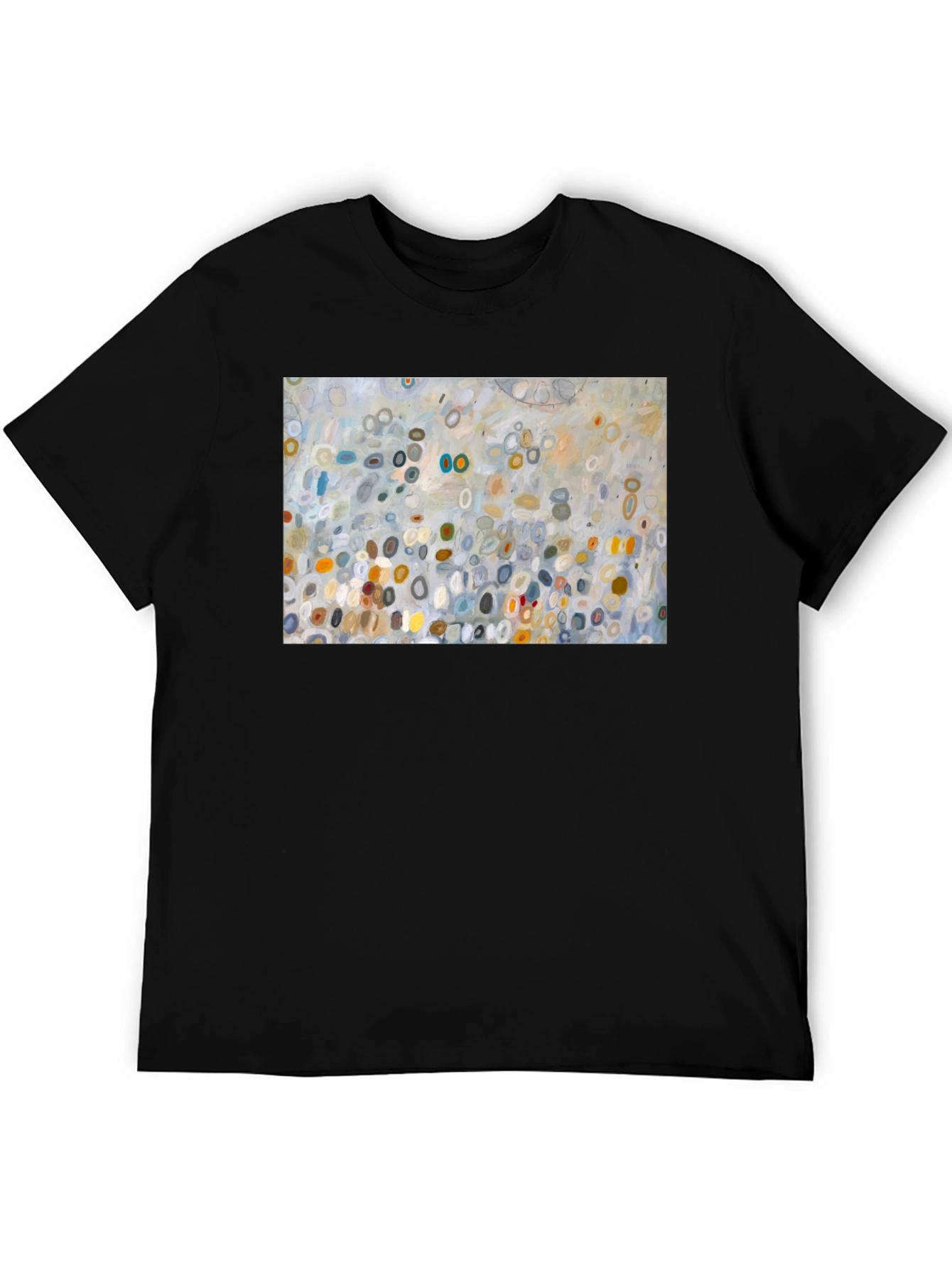 Abstract Art Graphic Black T-Shirt