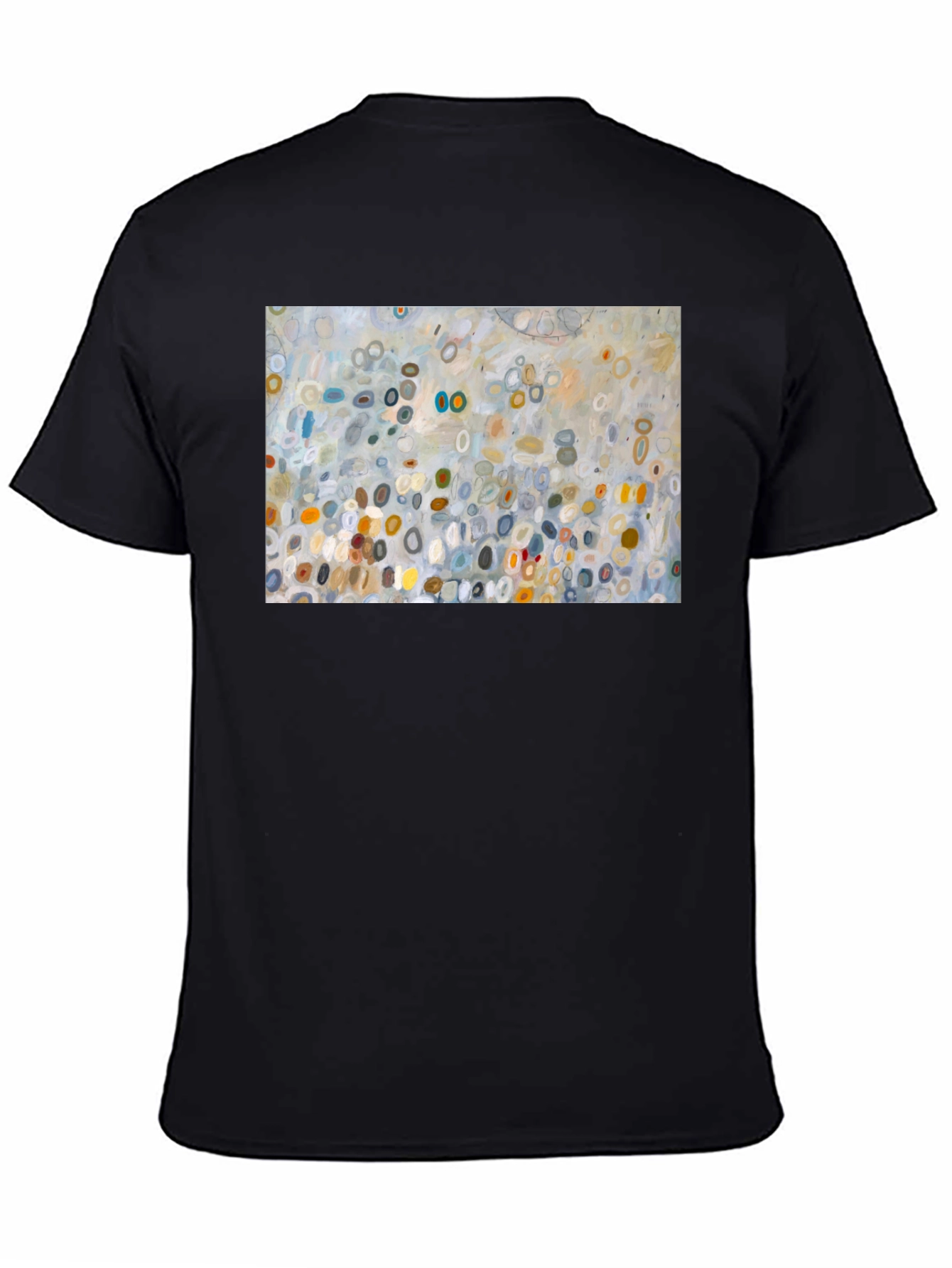 Abstract Art Graphic Black T-Shirt