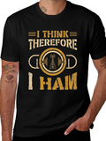 I Think Therefore I Ham Radio T-Shirt