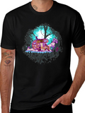Snail Camper Graphic T-Shirt - Nature & Travel