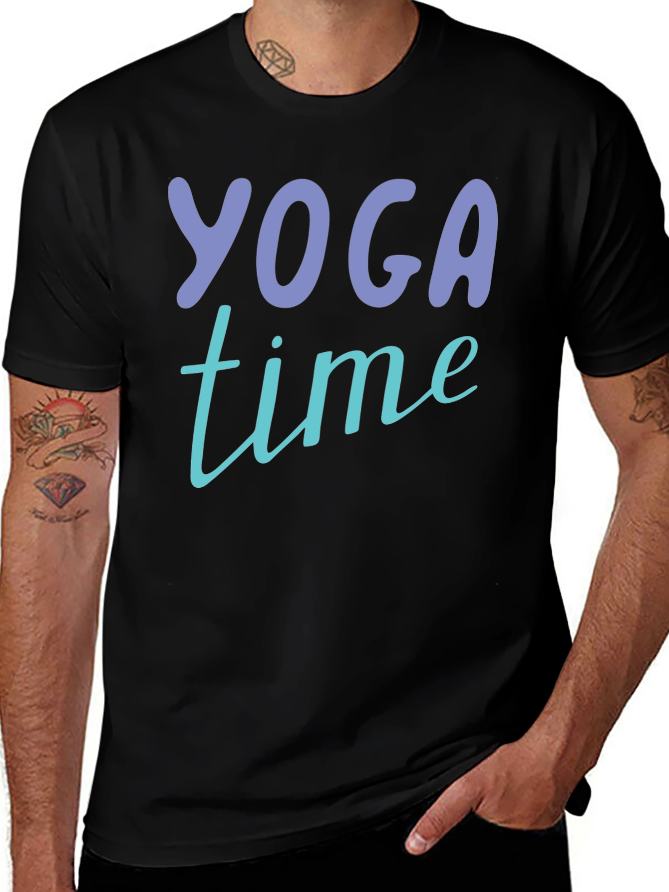 Yoga Time T-Shirt - Soft Cotton Blend Relaxed Fit
