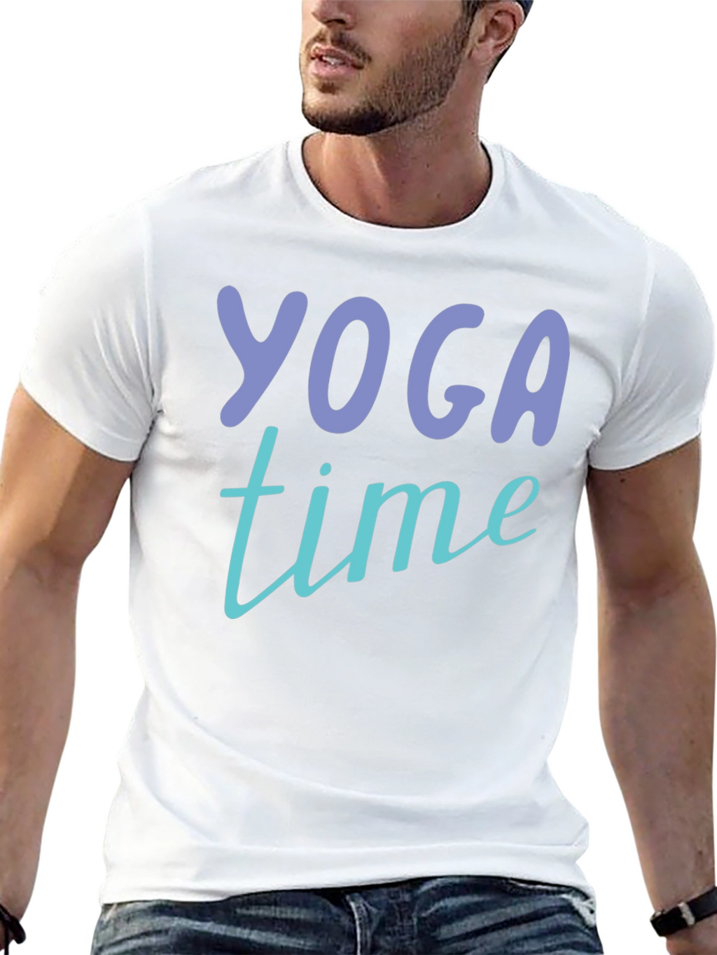 Yoga Time T-Shirt - Soft Cotton Blend Relaxed Fit