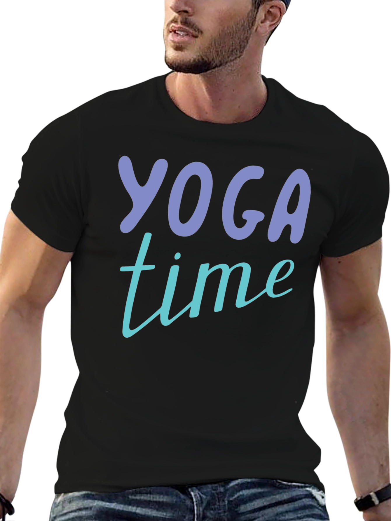 Yoga Time T-Shirt - Soft Cotton Blend Relaxed Fit