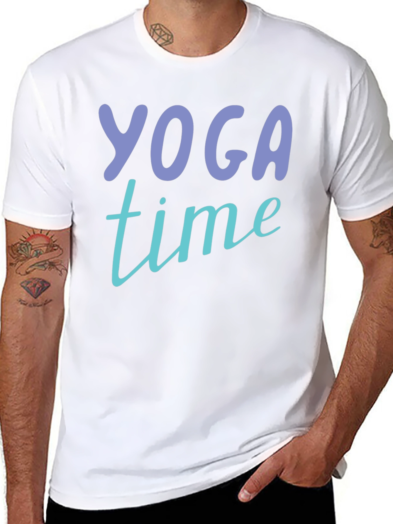 Yoga Time T-Shirt - Soft Cotton Blend Relaxed Fit