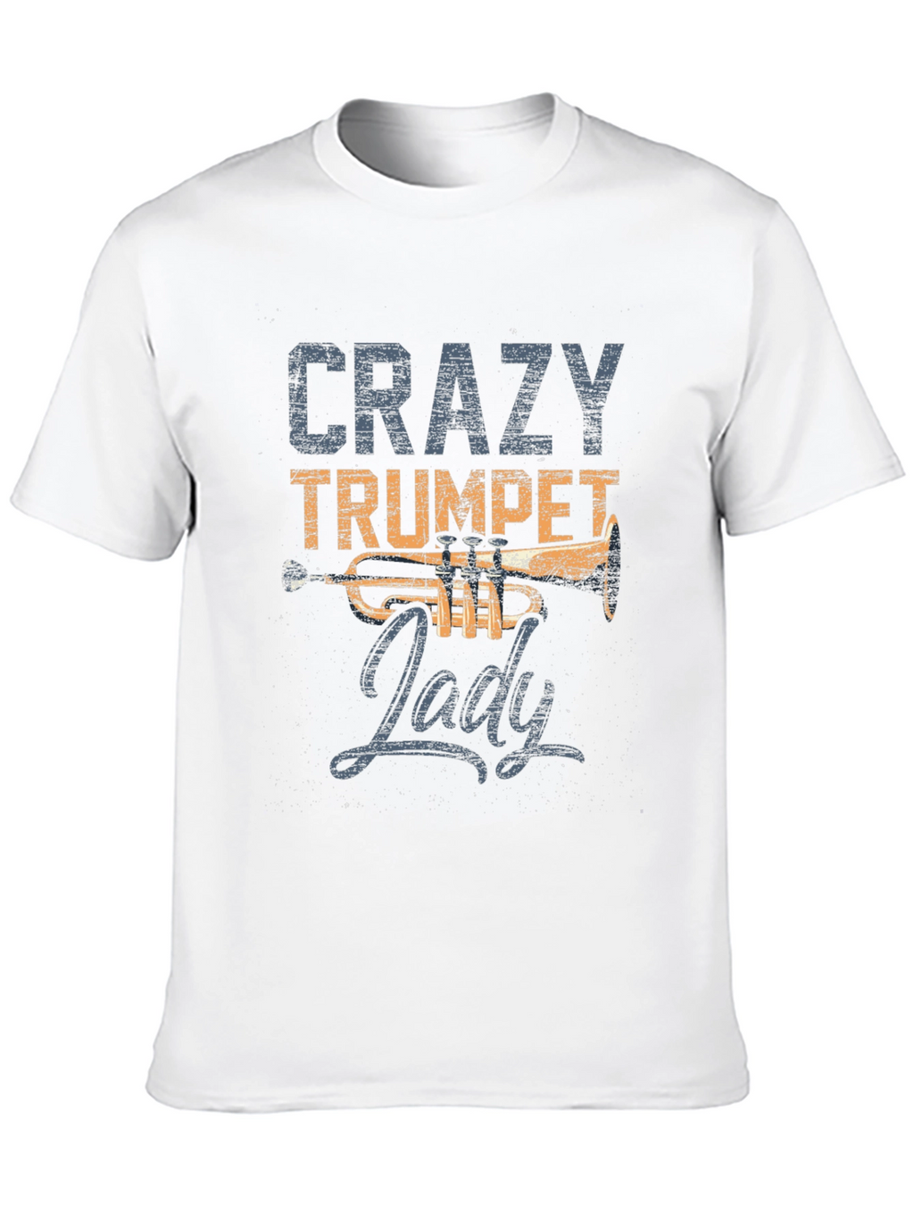 Crazy Trumpet Lady T-Shirt
