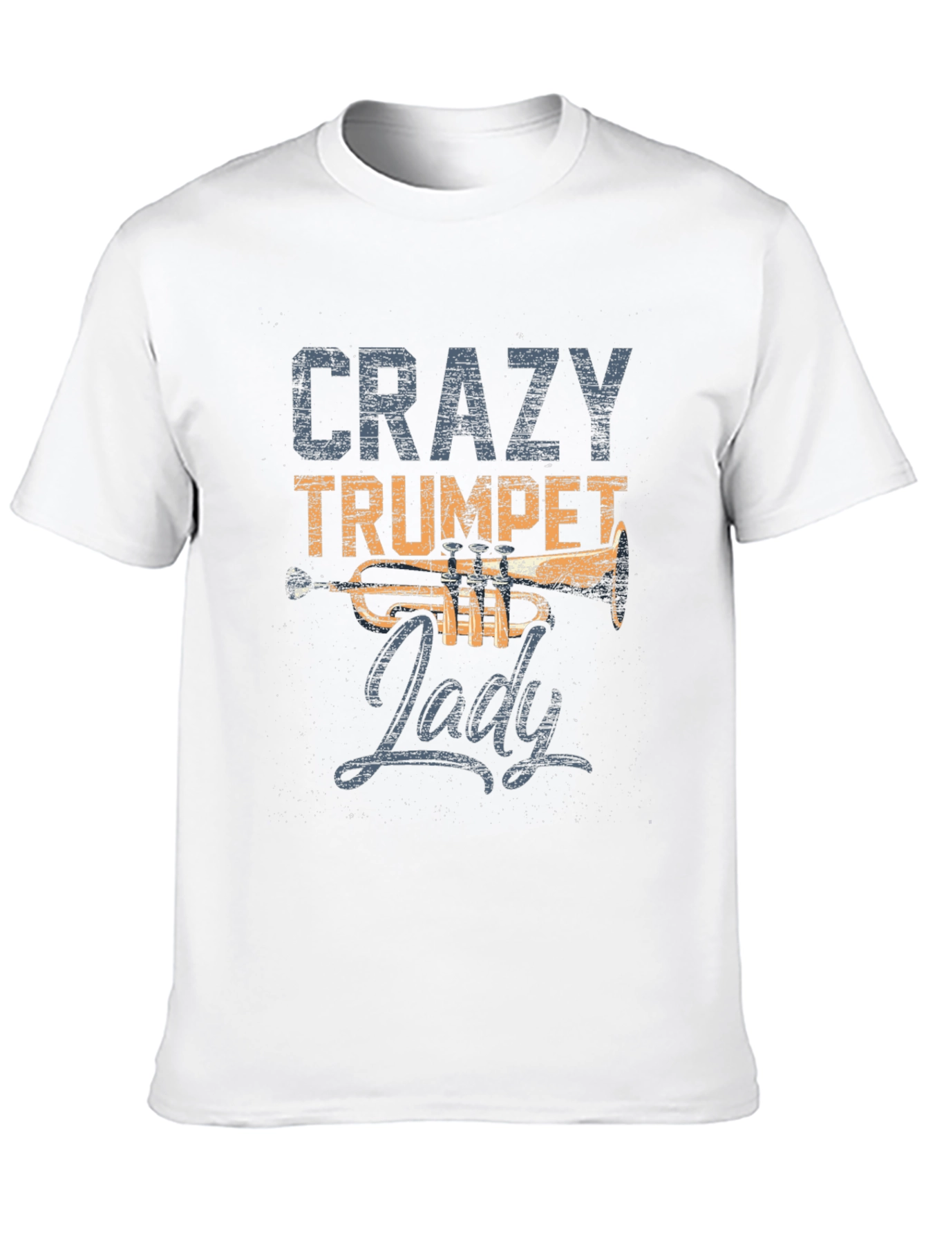 Crazy Trumpet Lady T-Shirt