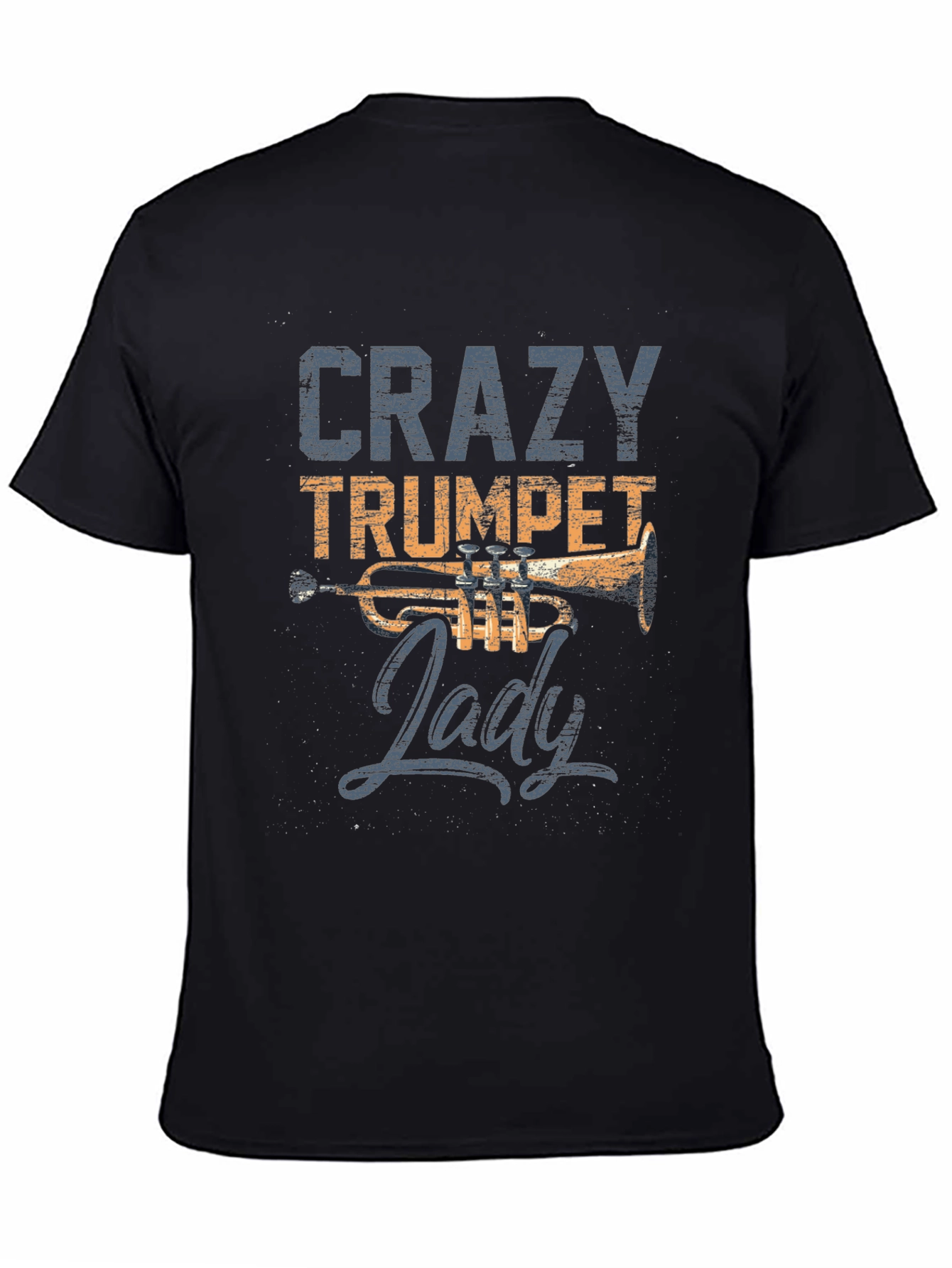 Crazy Trumpet Lady T-Shirt