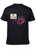 Eat Pizza Thanksgiving Turkey T-Shirt