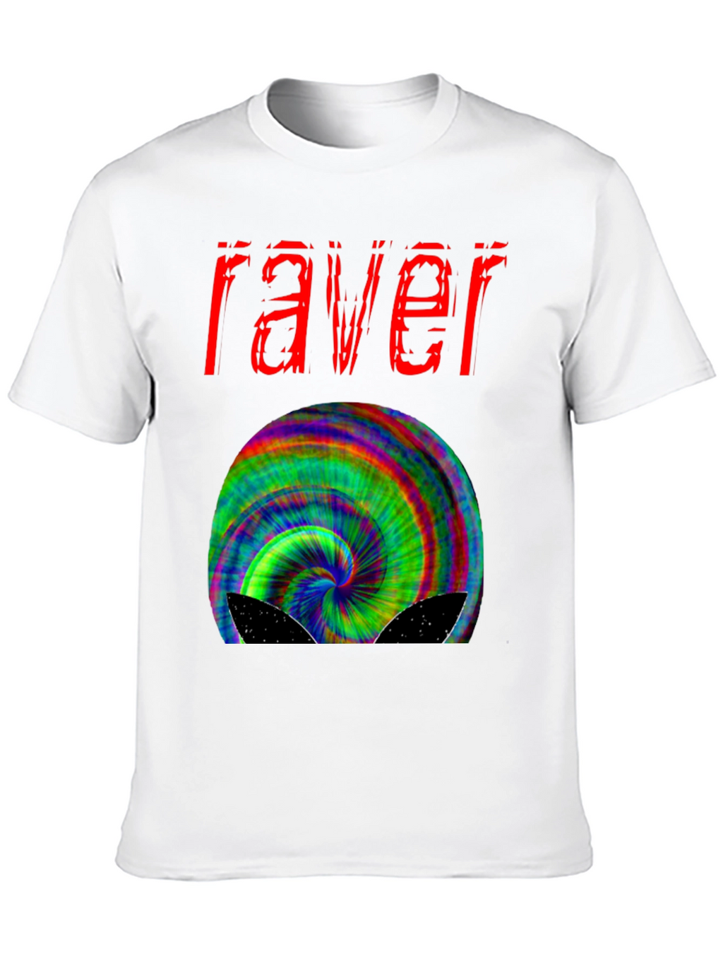 Raver Trippy T-Shirt - Psychedelic Design