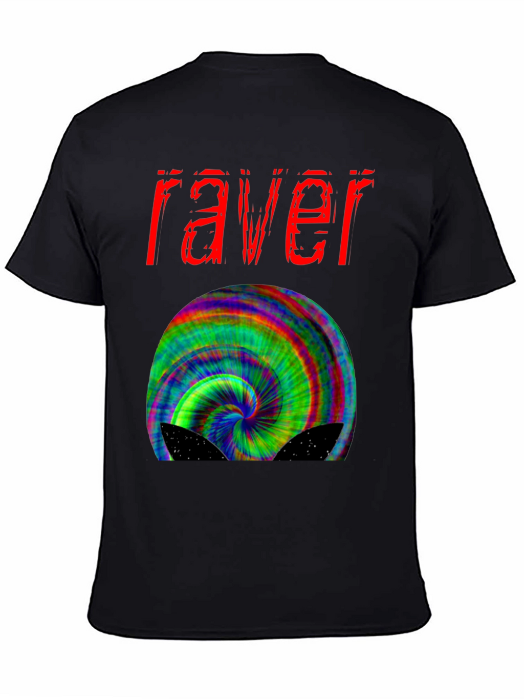Raver Trippy T-Shirt - Psychedelic Design