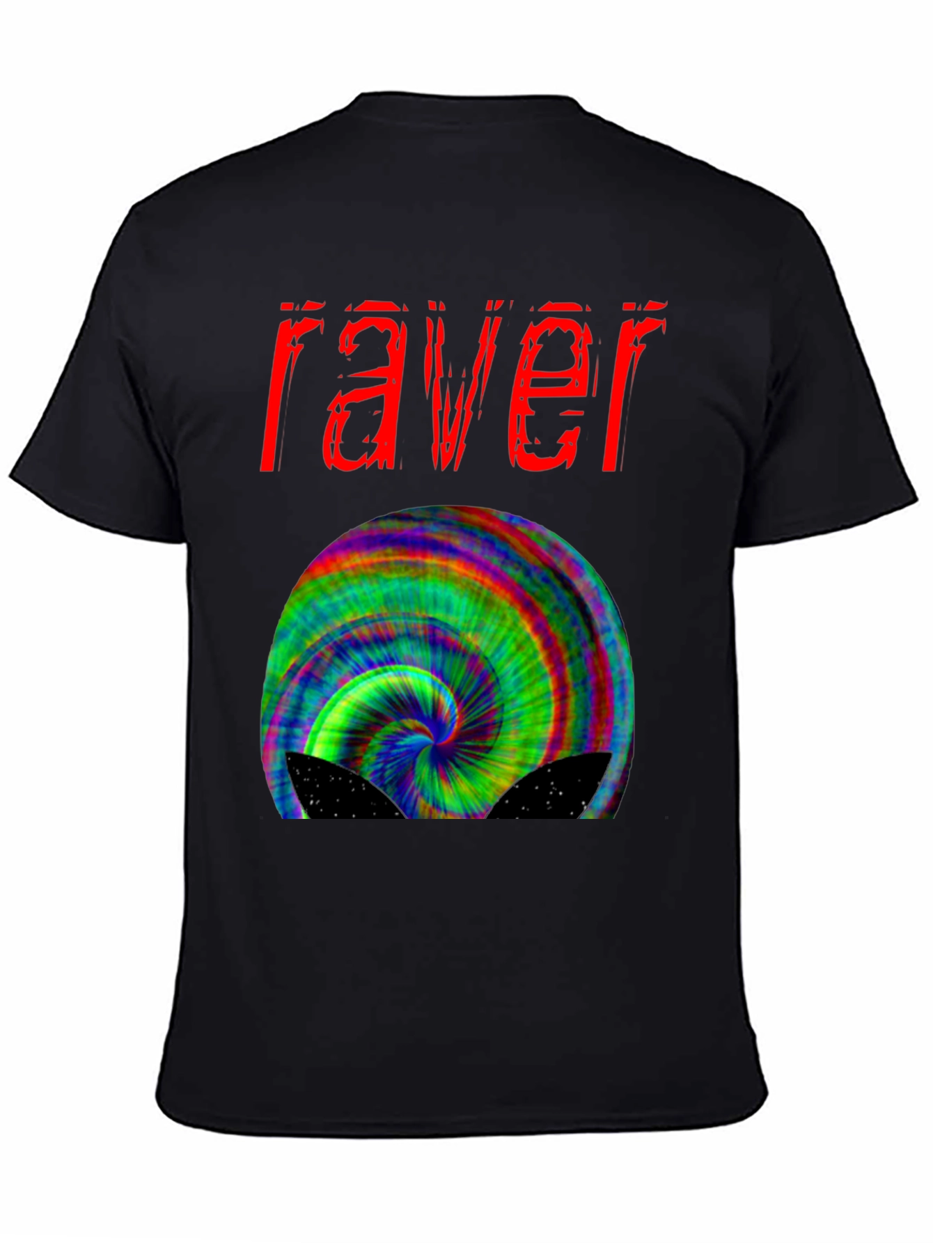 Raver Trippy T-Shirt - Psychedelic Design