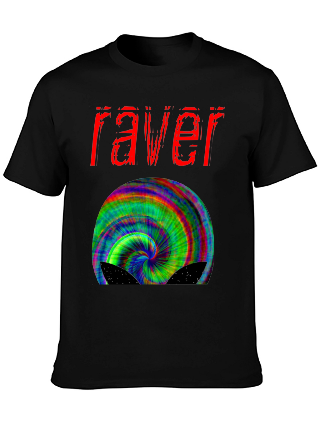 Raver Trippy T-Shirt - Psychedelic Design