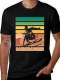 Sandboarding T-Shirt: Retro Style Sports Tee