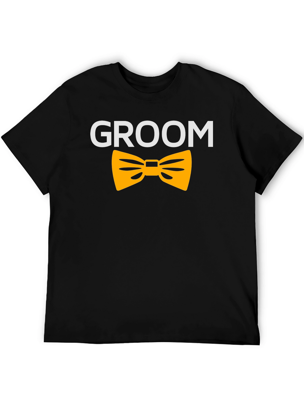 Groom T-Shirt - Black with Bowtie