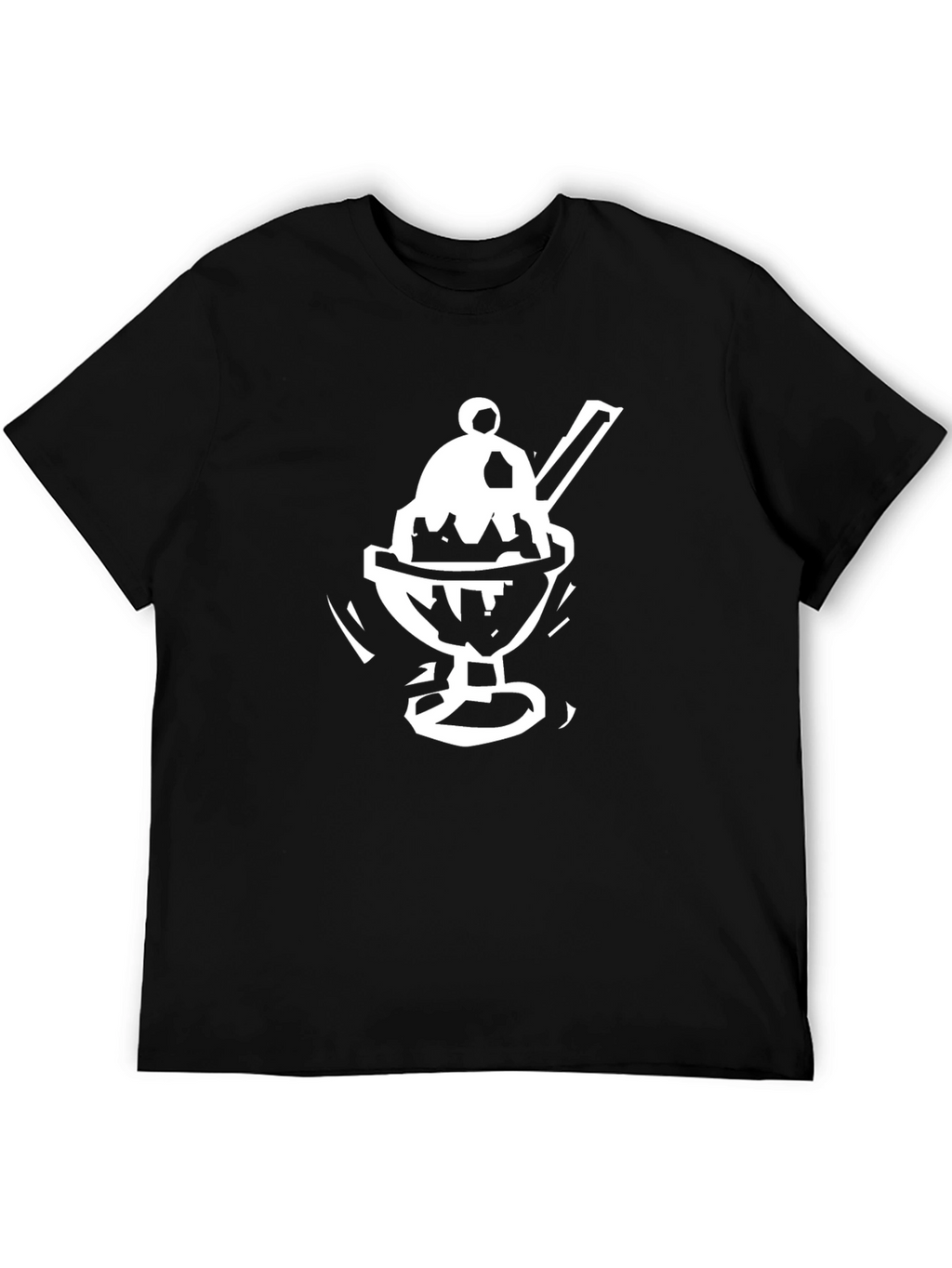 Black Ice Cream Sundae T-Shirt