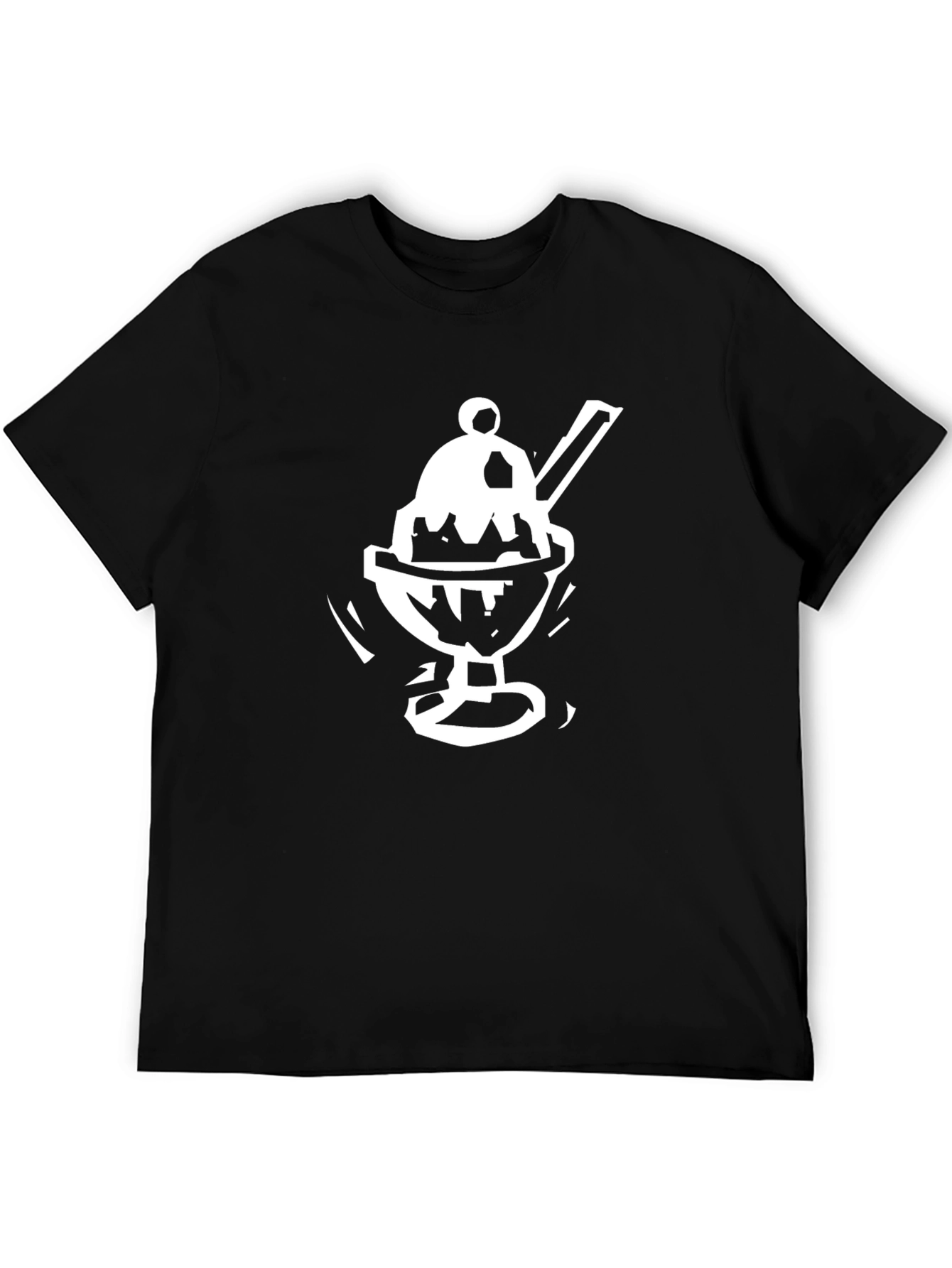 Black Ice Cream Sundae T-Shirt