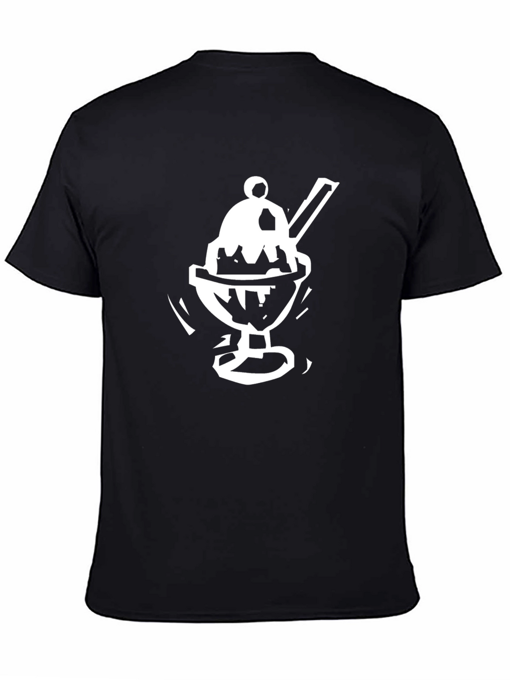 Black Ice Cream Sundae T-Shirt
