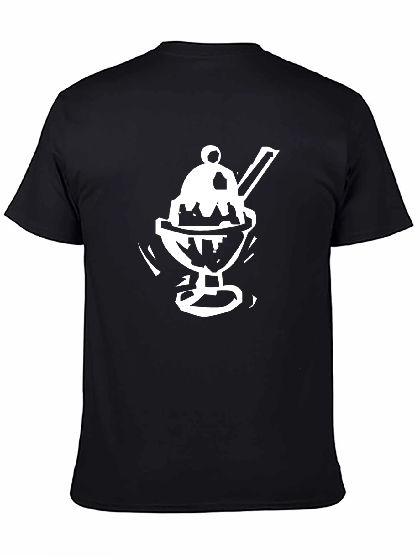 Black Ice Cream Sundae T-Shirt