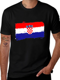 Croatian Flag T-Shirt - Patriotic Design