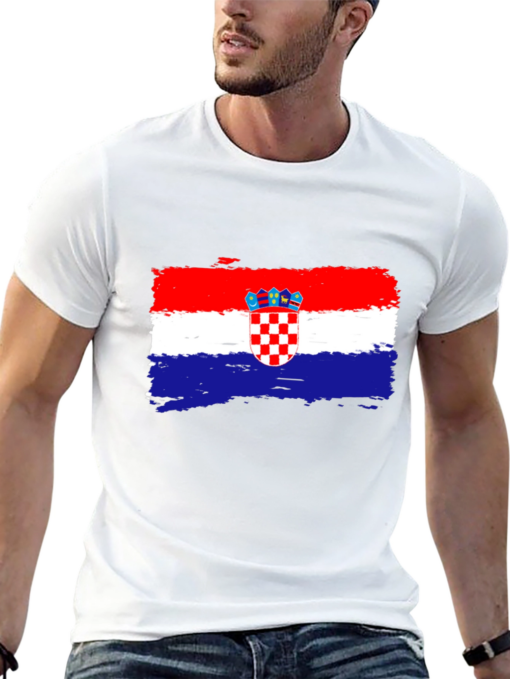 Croatian Flag T-Shirt - Patriotic Design