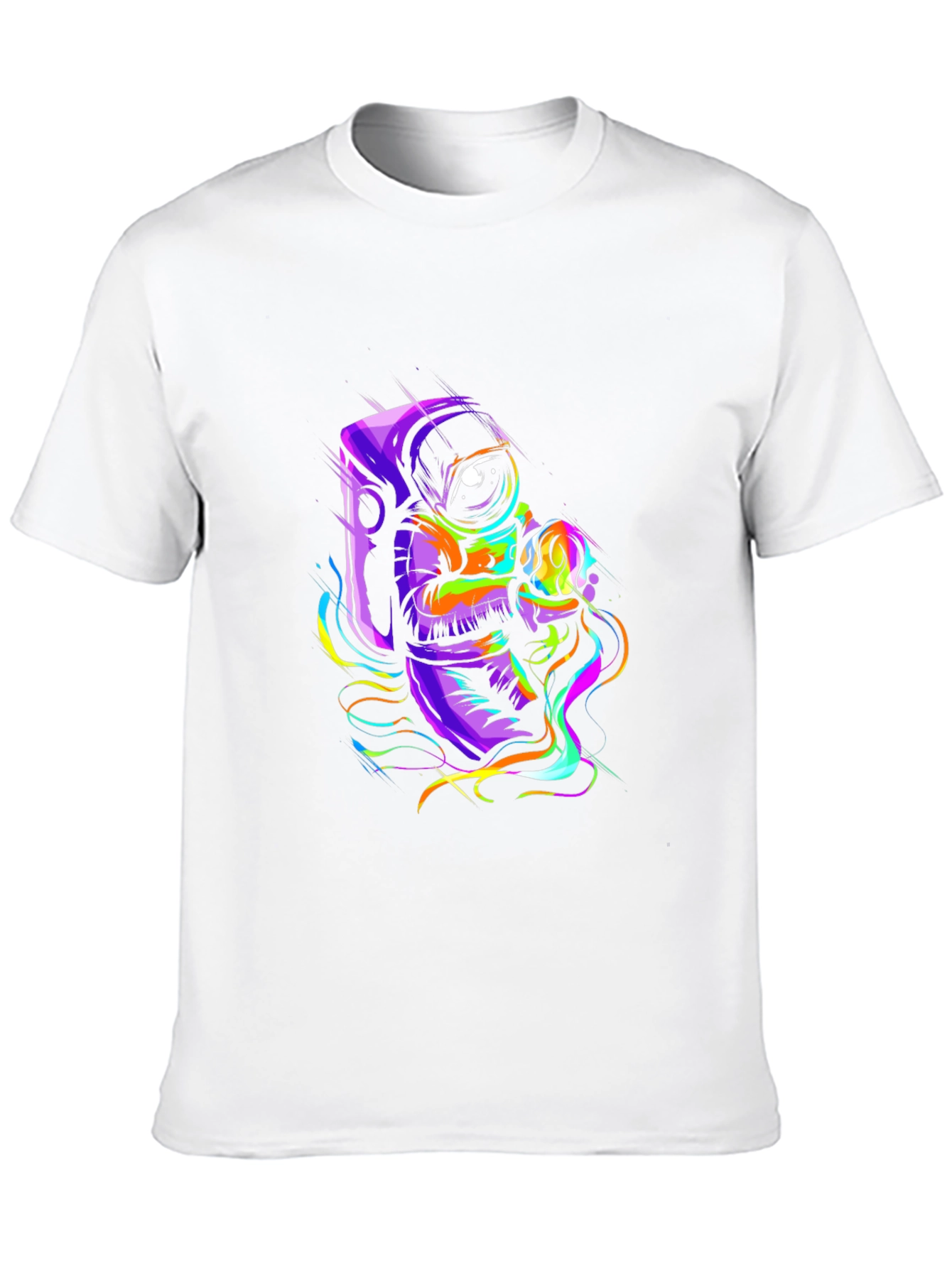Astronaut Graphic Tee - Space Art T-Shirt