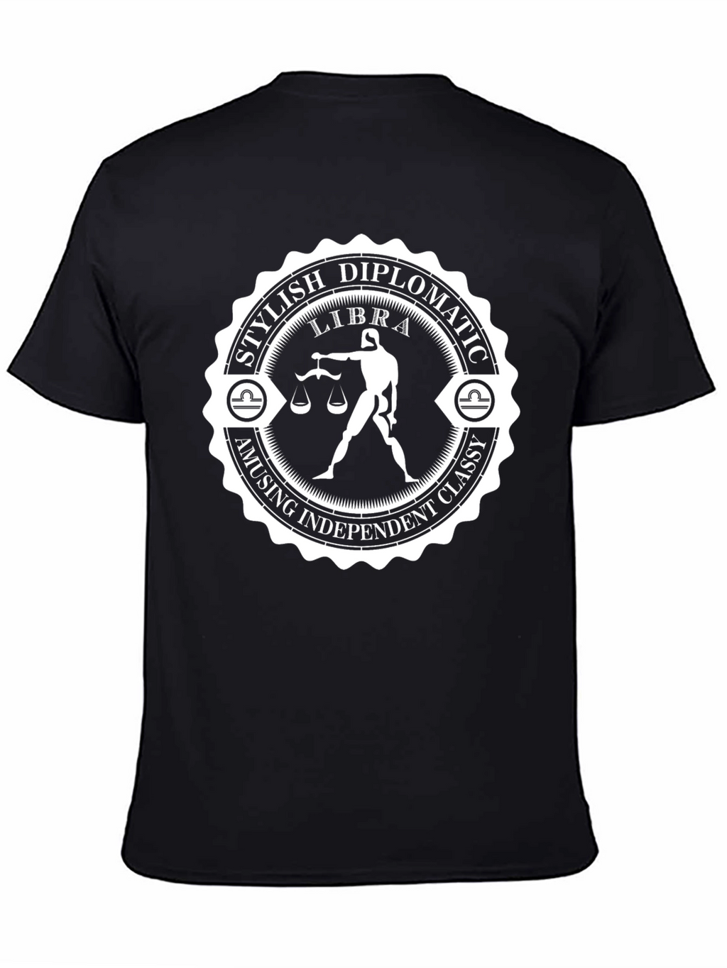 Libra Zodiac T-Shirt - Stylish & Diplomatic Design