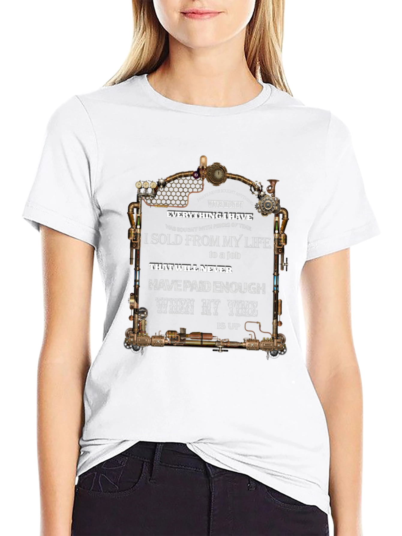 Steampunk Time T-Shirt - Lifes Value