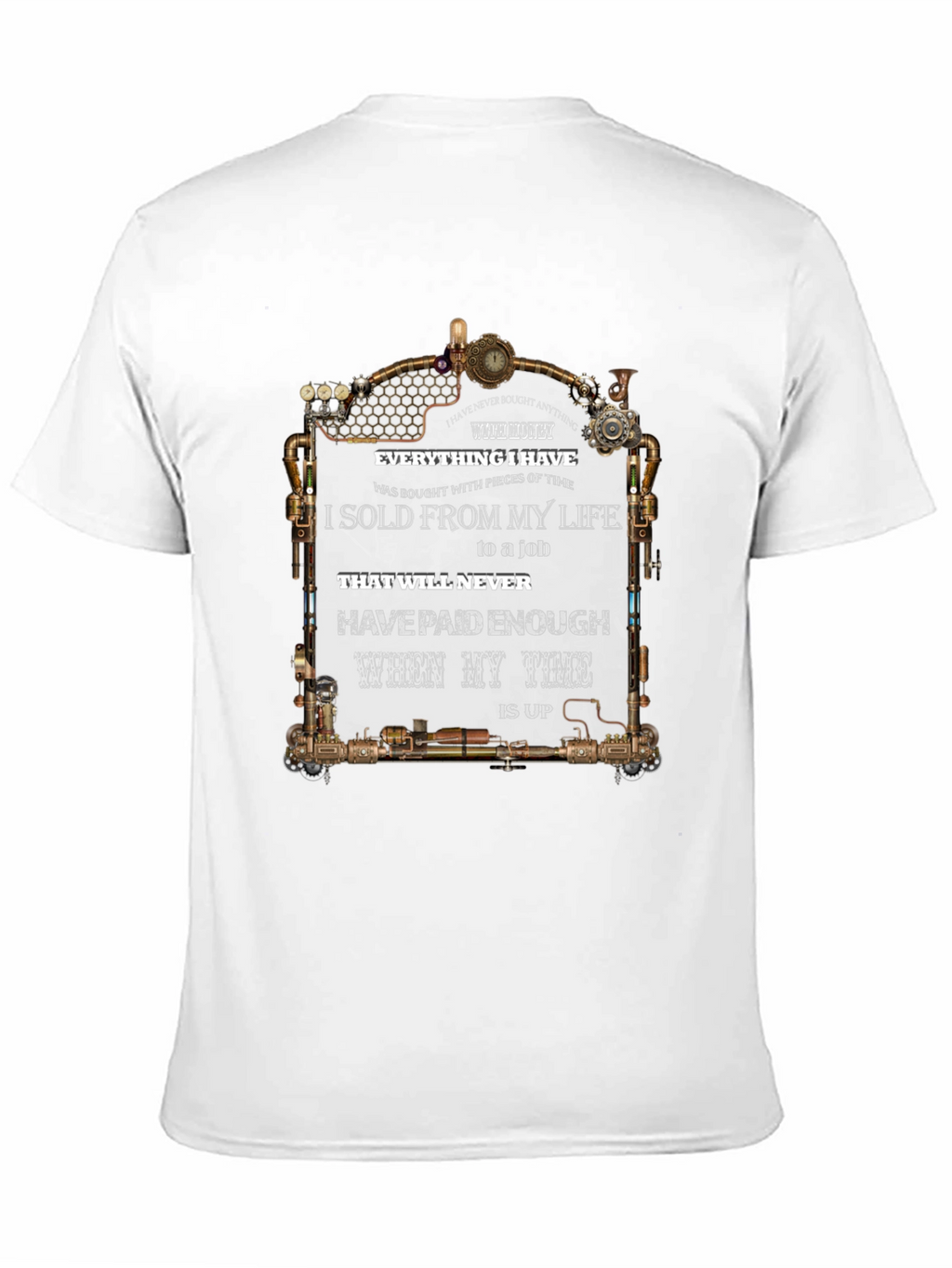 Steampunk Time T-Shirt - Lifes Value