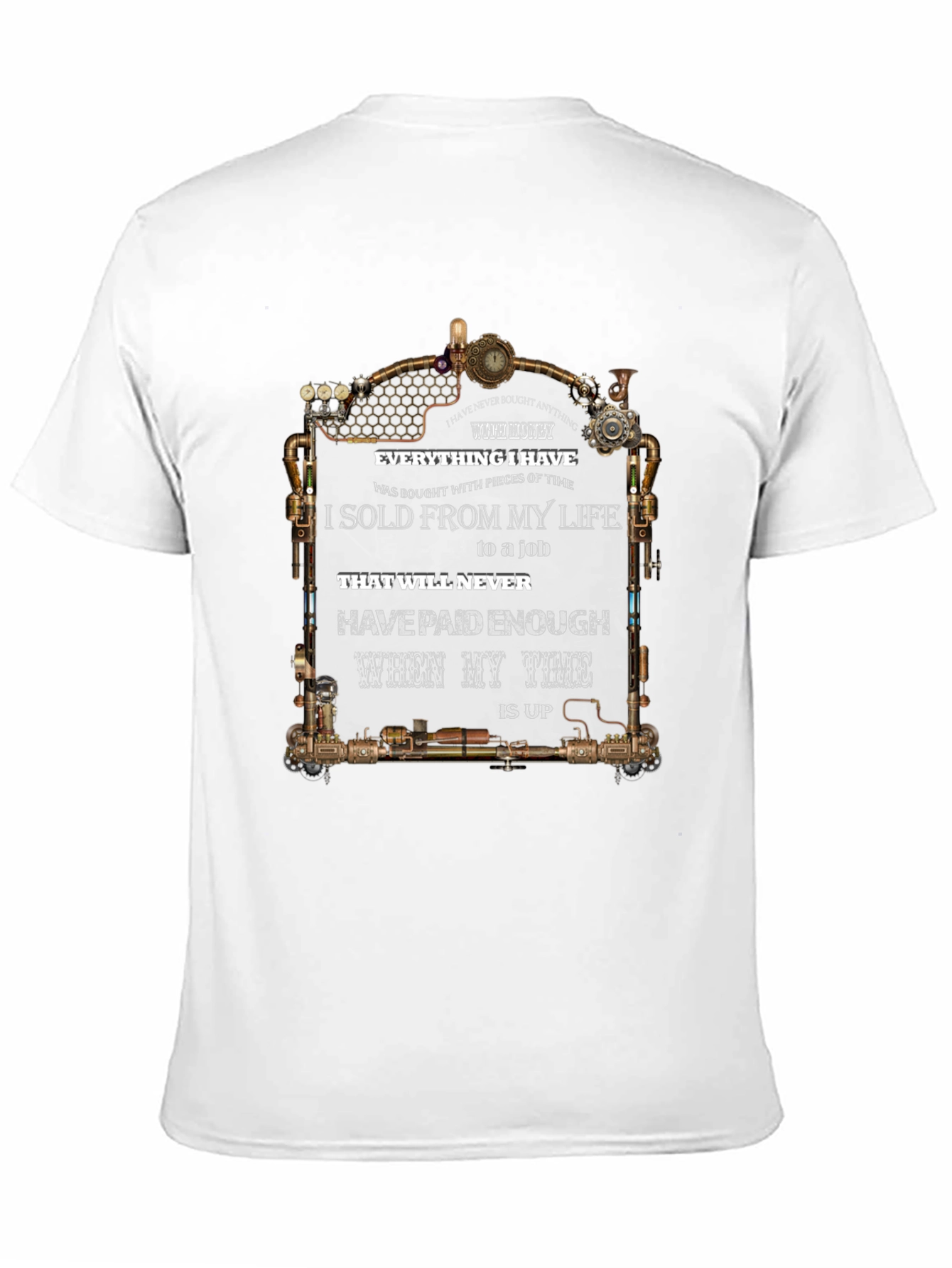 Steampunk Time T-Shirt - Lifes Value