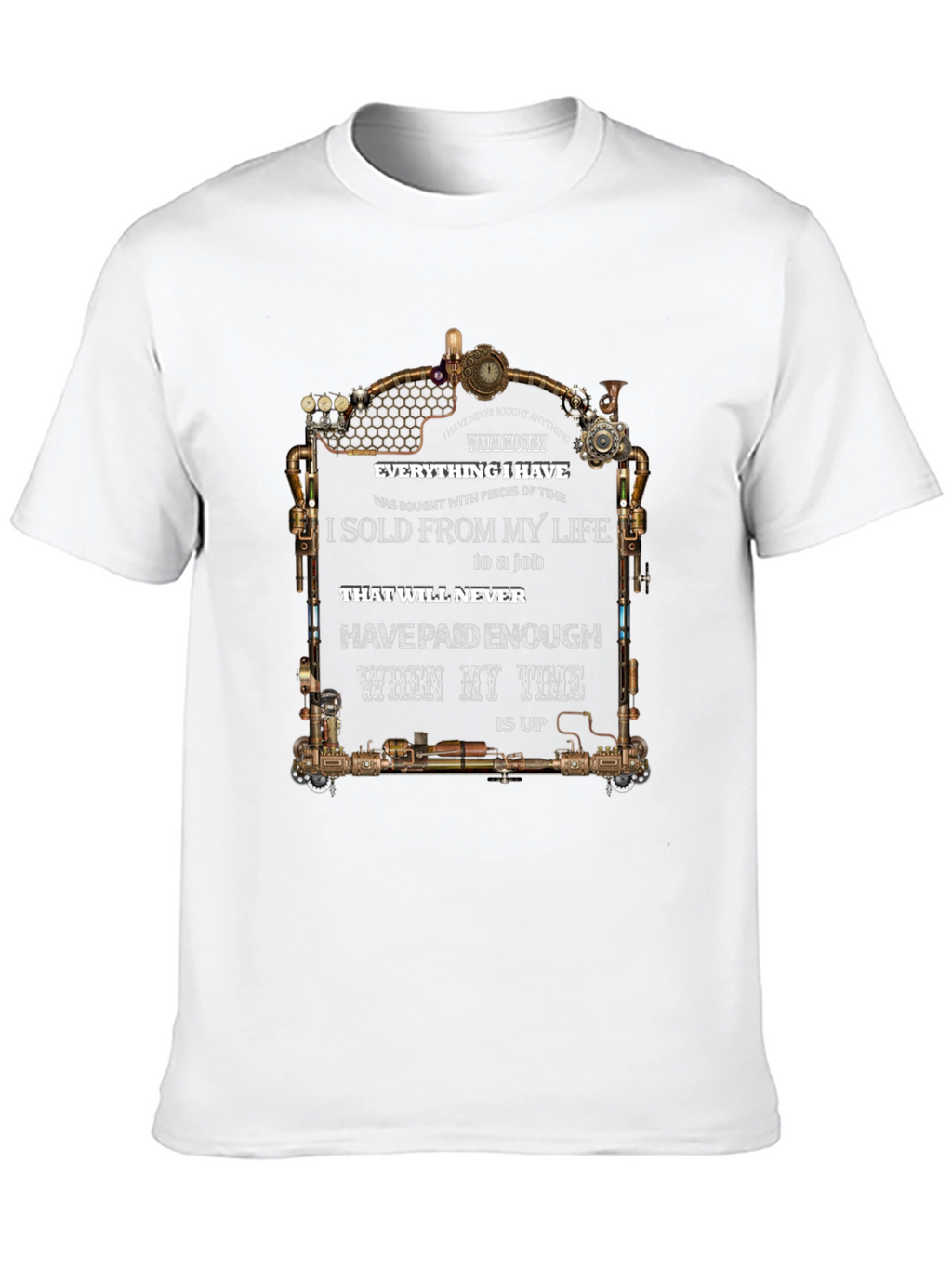 Steampunk Time T-Shirt - Lifes Value