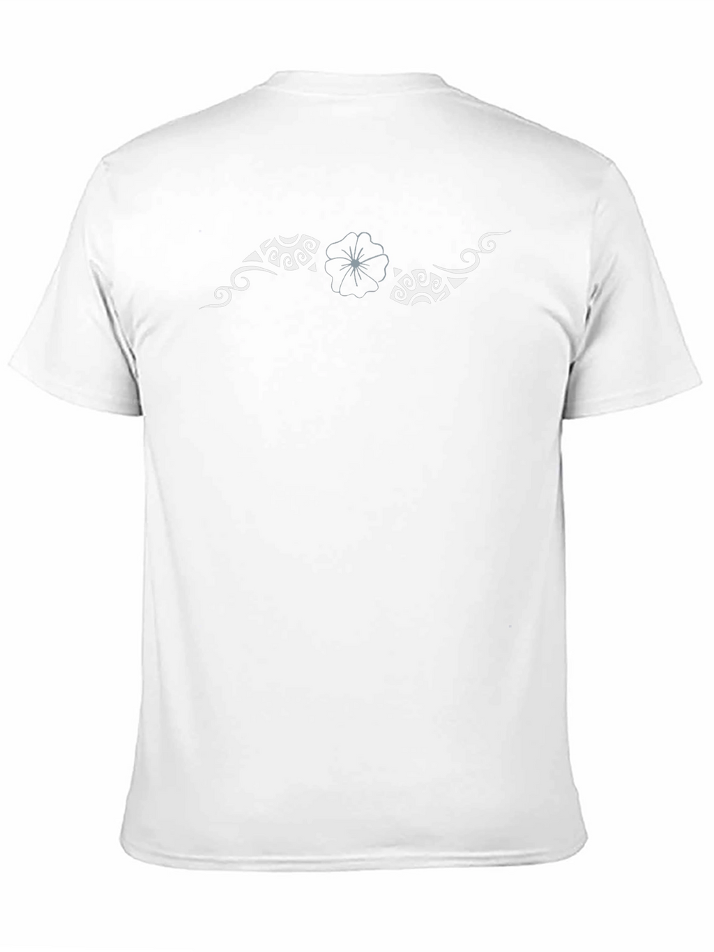Tribal Flower Black T-Shirt