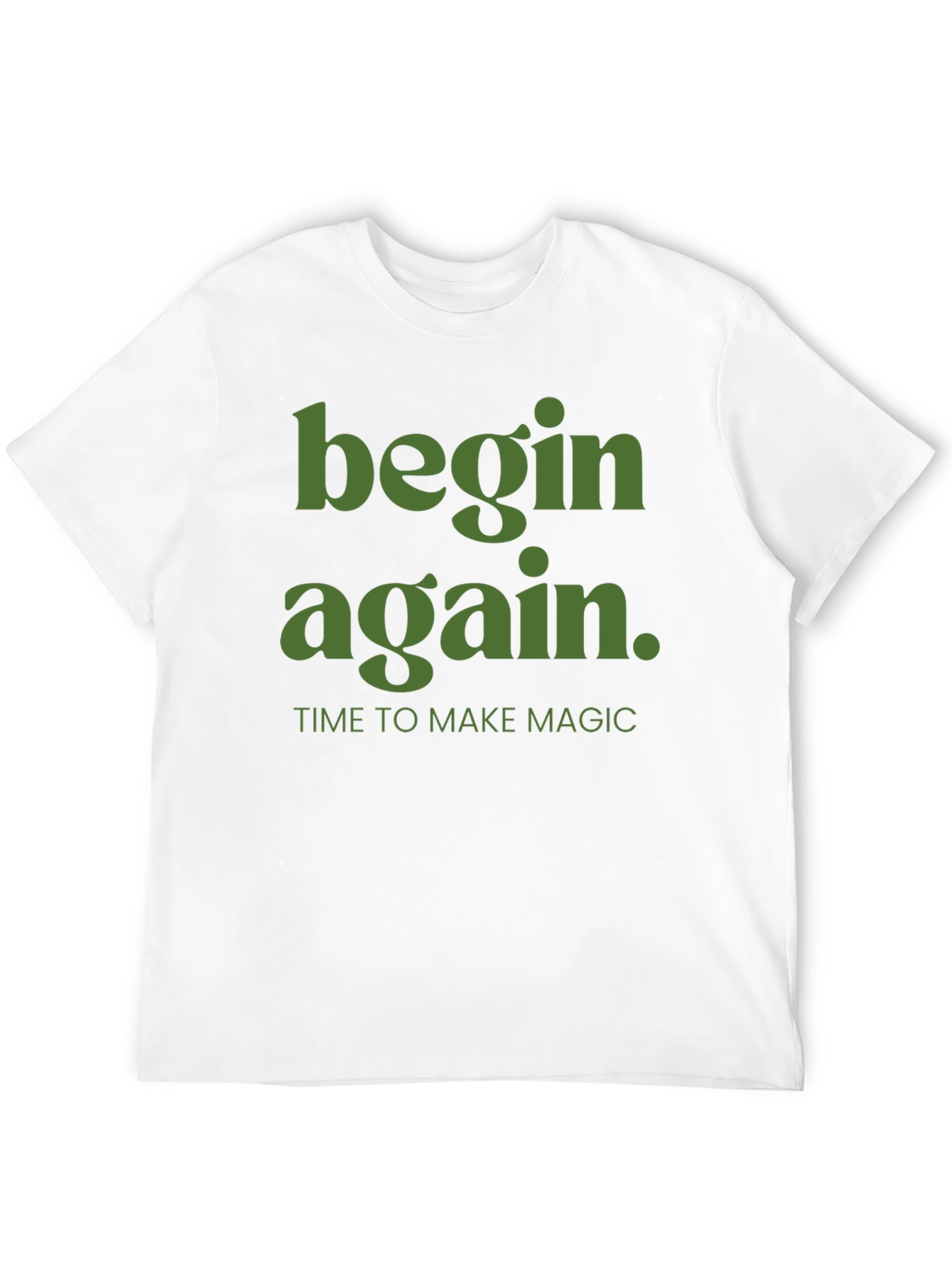 Begin Again Graphic Tee - Time to Make Magic