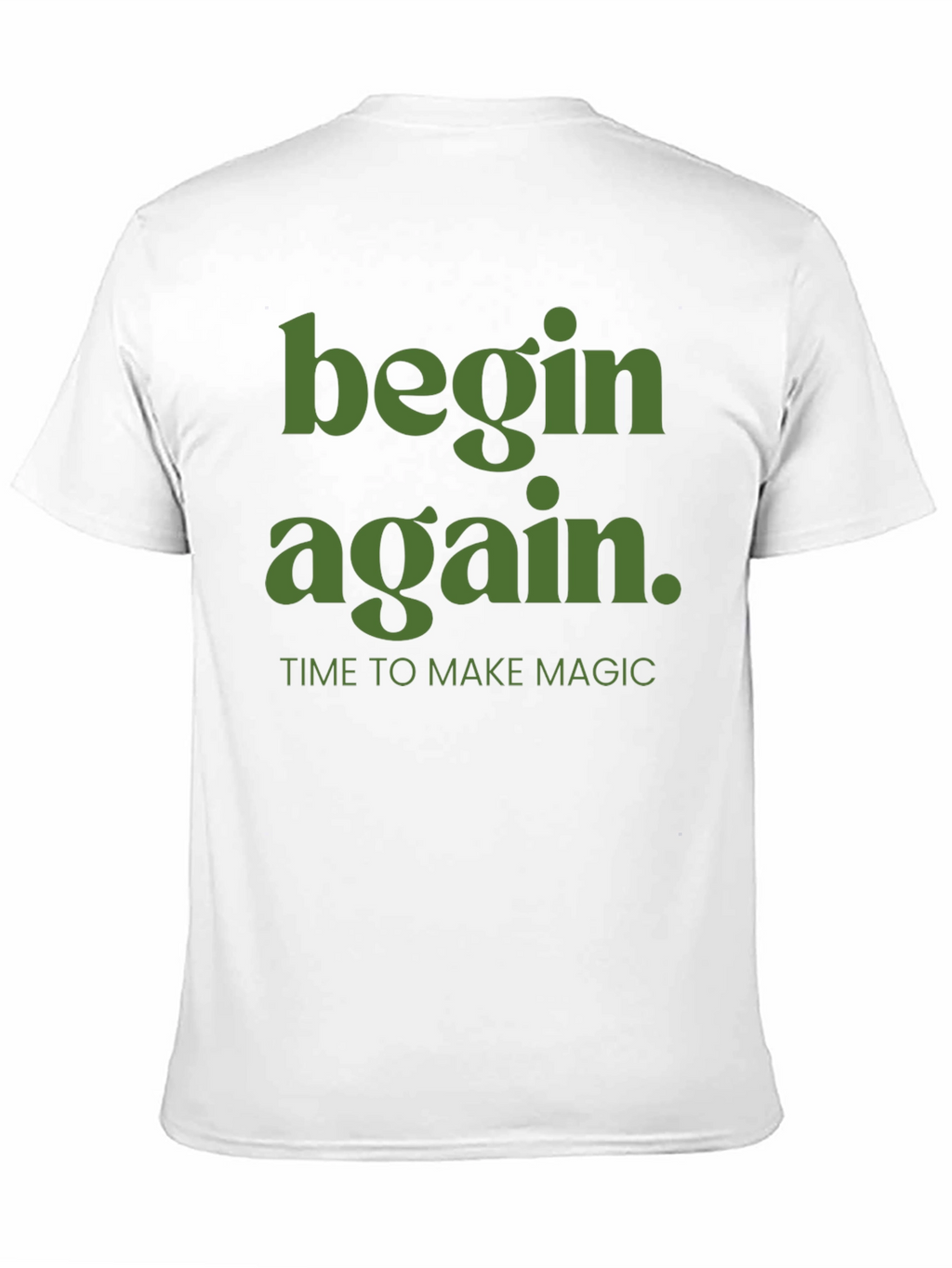 Begin Again Graphic Tee - Time to Make Magic