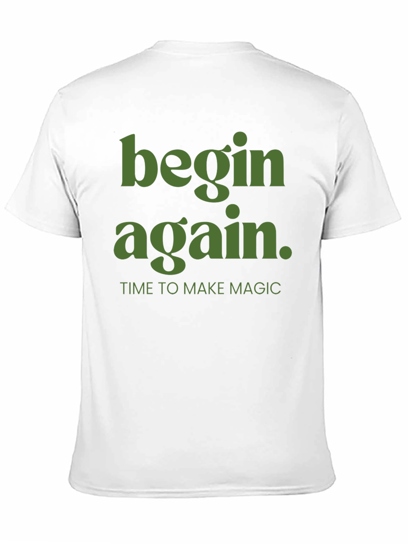 Begin Again Graphic Tee - Time to Make Magic