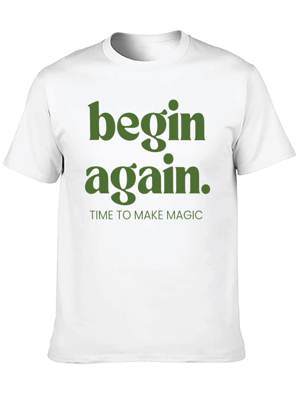 Begin Again Graphic Tee - Time to Make Magic