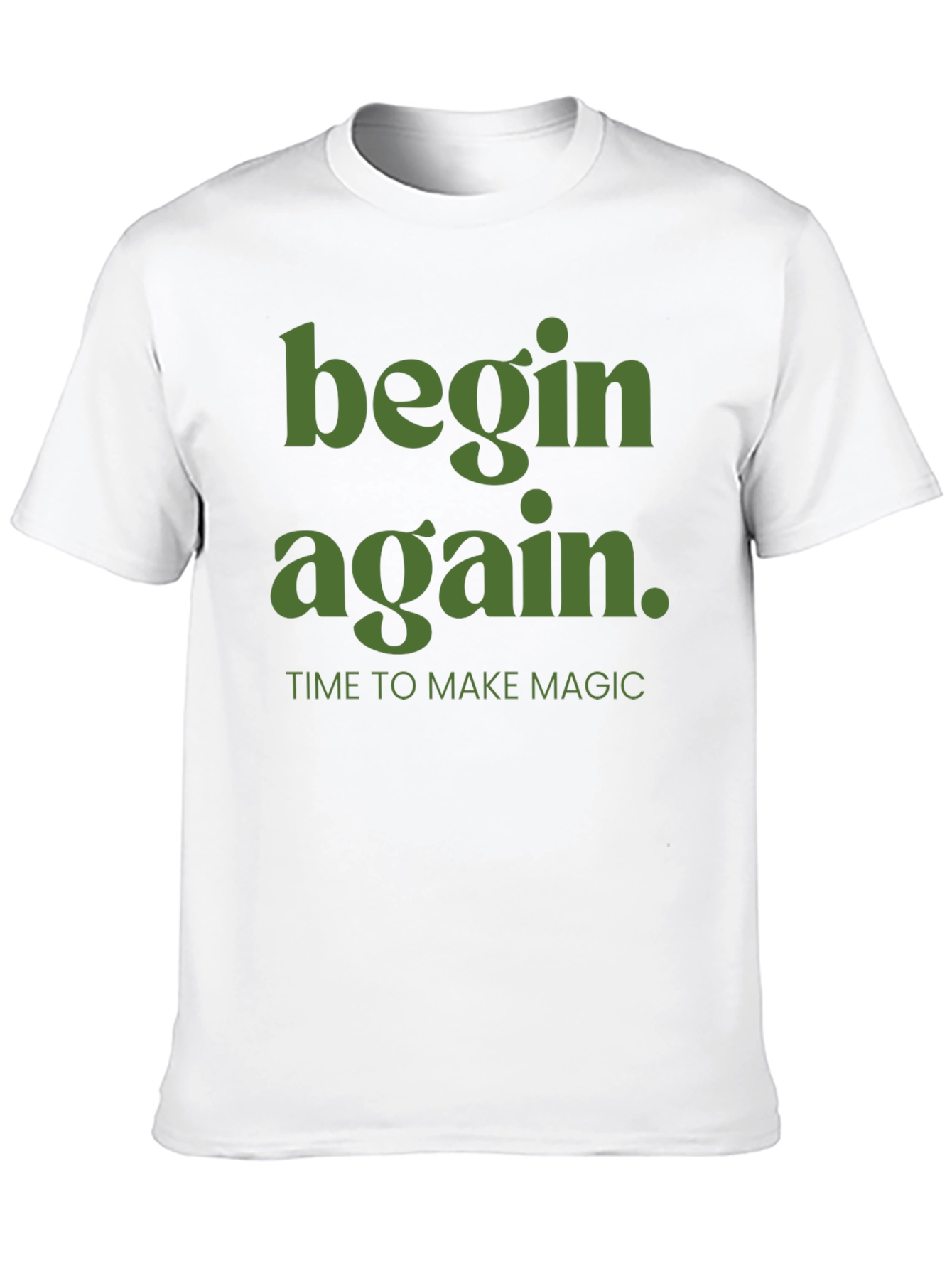Begin Again Graphic Tee - Time to Make Magic