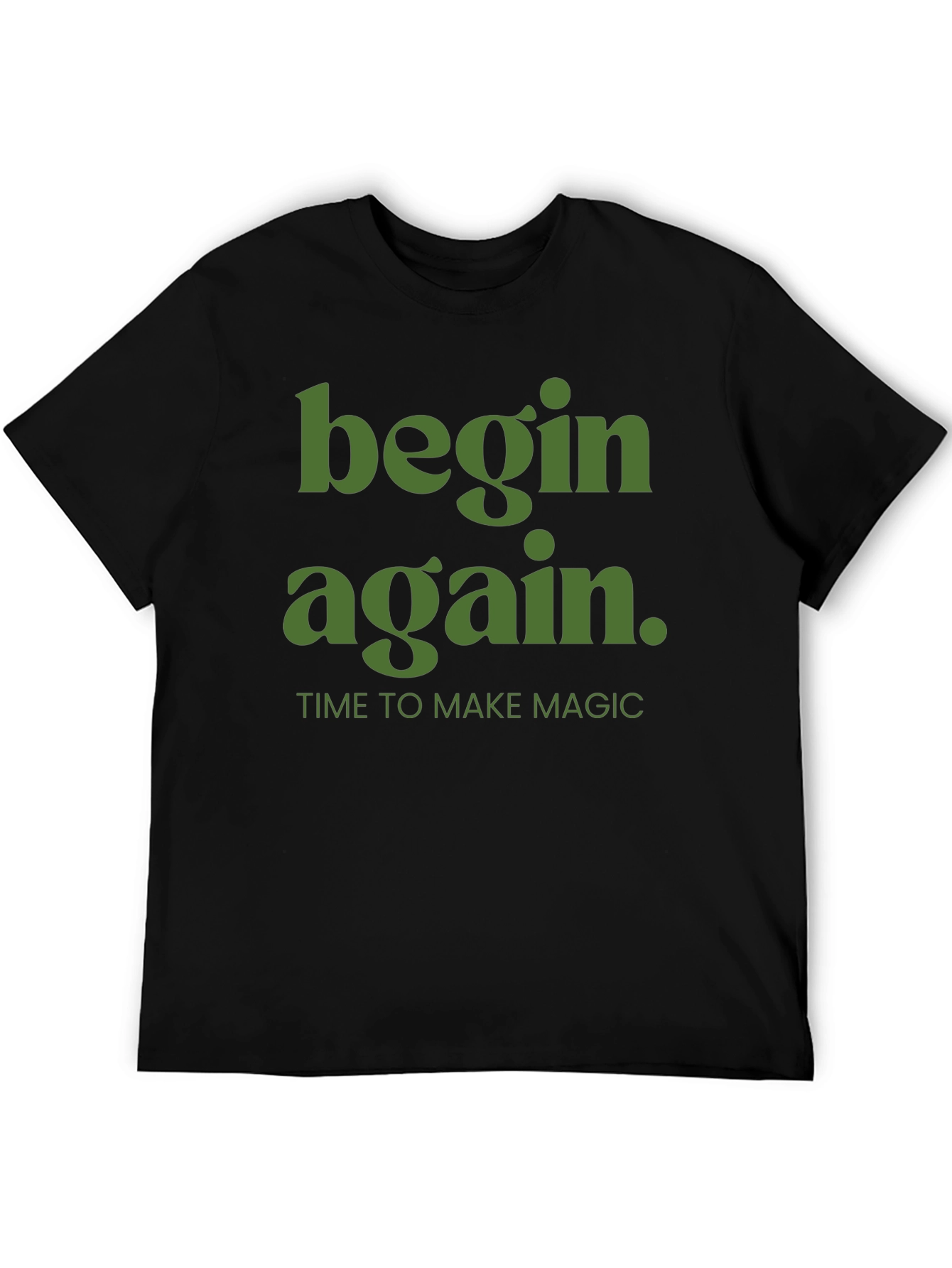 Begin Again Graphic Tee - Time to Make Magic