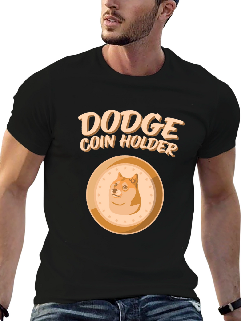 Dodge Coin Holder Black T-Shirt