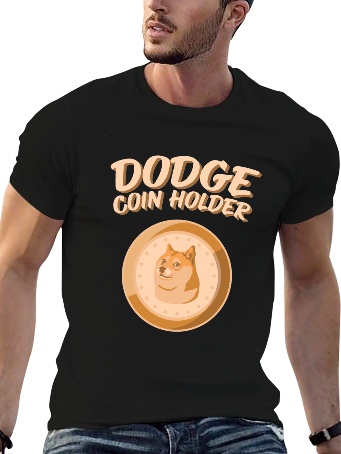 Dodge Coin Holder Black T-Shirt