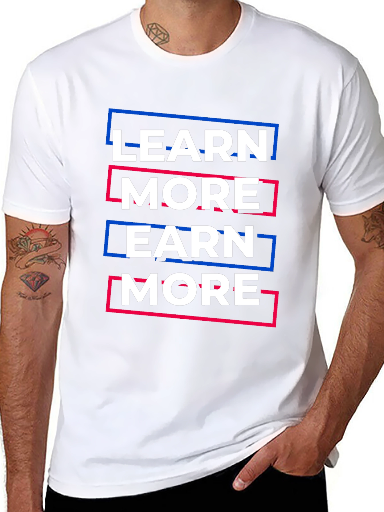 Learn More Earn More Graphic Tee