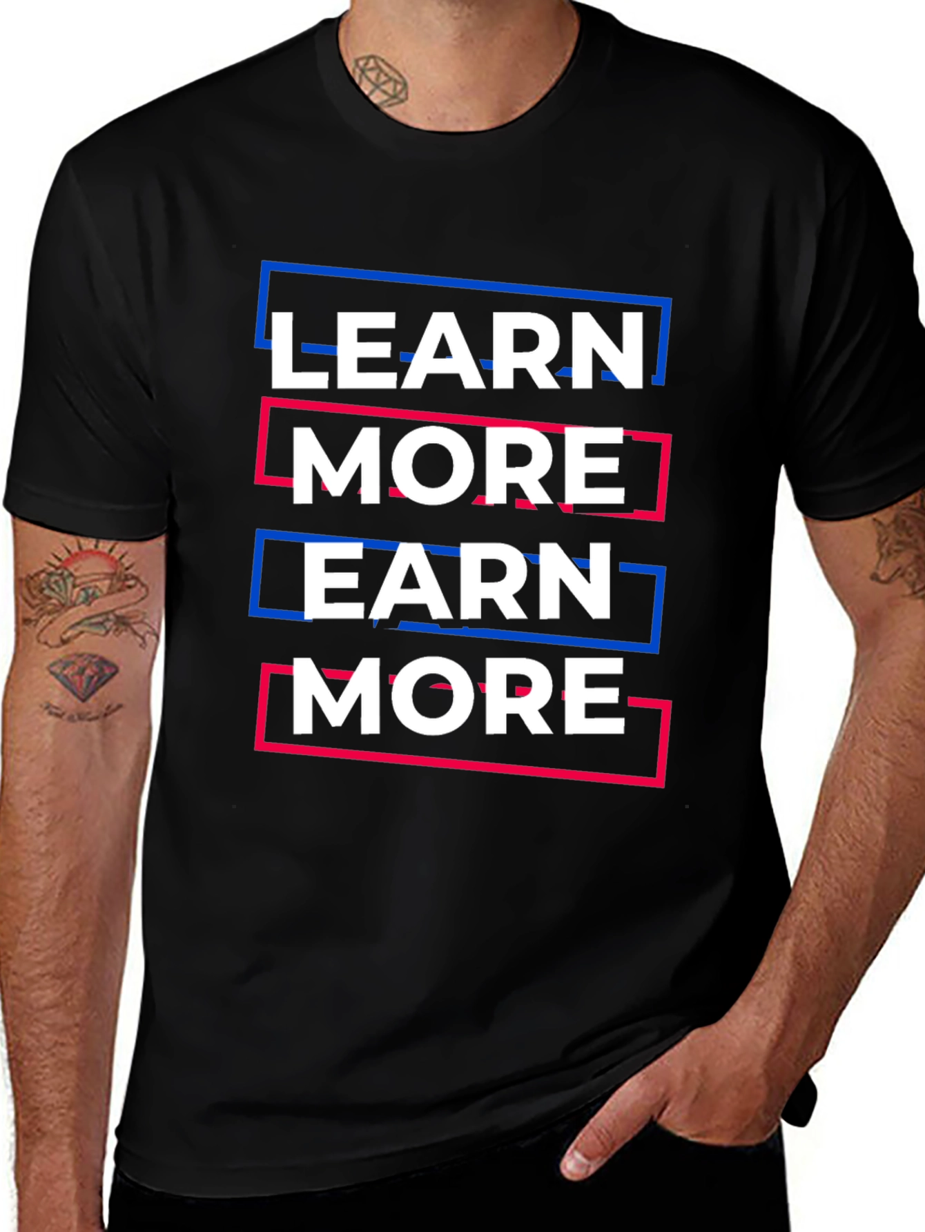 Learn More Earn More Graphic Tee